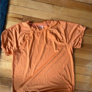 Marmut Orange Short-Sleeve Shirt - Lightweight Crewneck